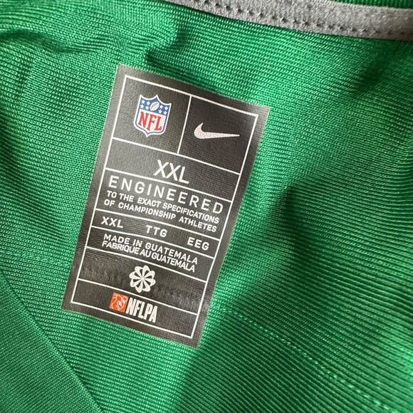 NWT Authentic Nike Engineered Green New York Jets Jersey Aaron Rodger’s - XXL - Picture 4 of 6